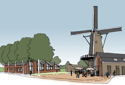 cello zorg bij molen in Best